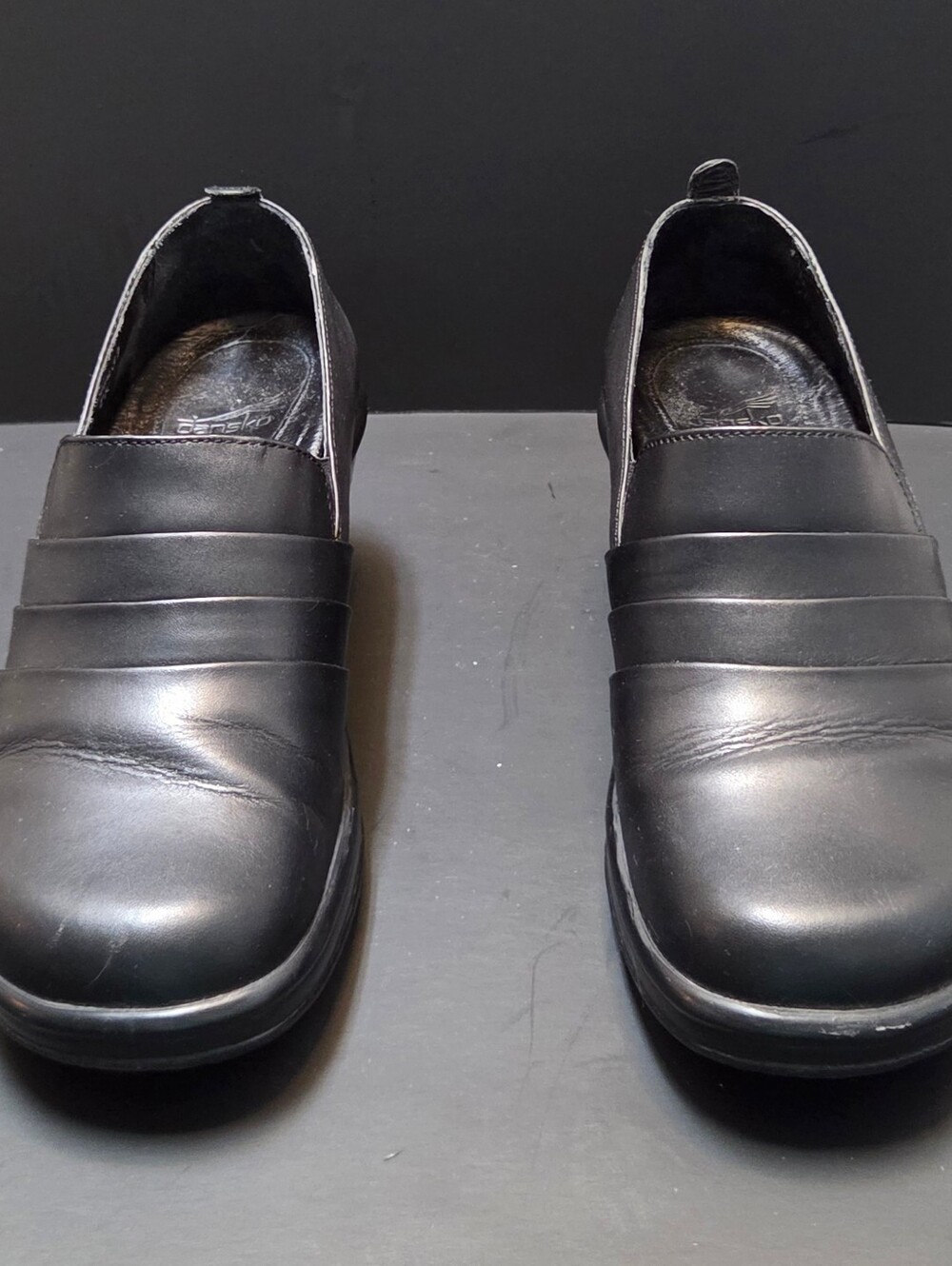 Dansko Professional Black Leather Comfort Nurse Work Shoes EU 37 US 6.5-7. 0185